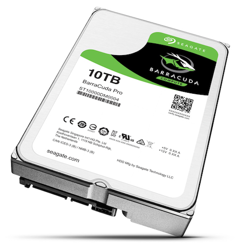 Seagate BarraCuda Pro 10TB hard drive