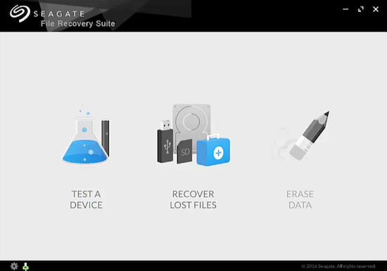 Seagate file recovery suite