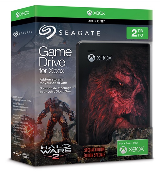 Seagate Game Drive for Xbox — Halo Wars 2 Special Edition