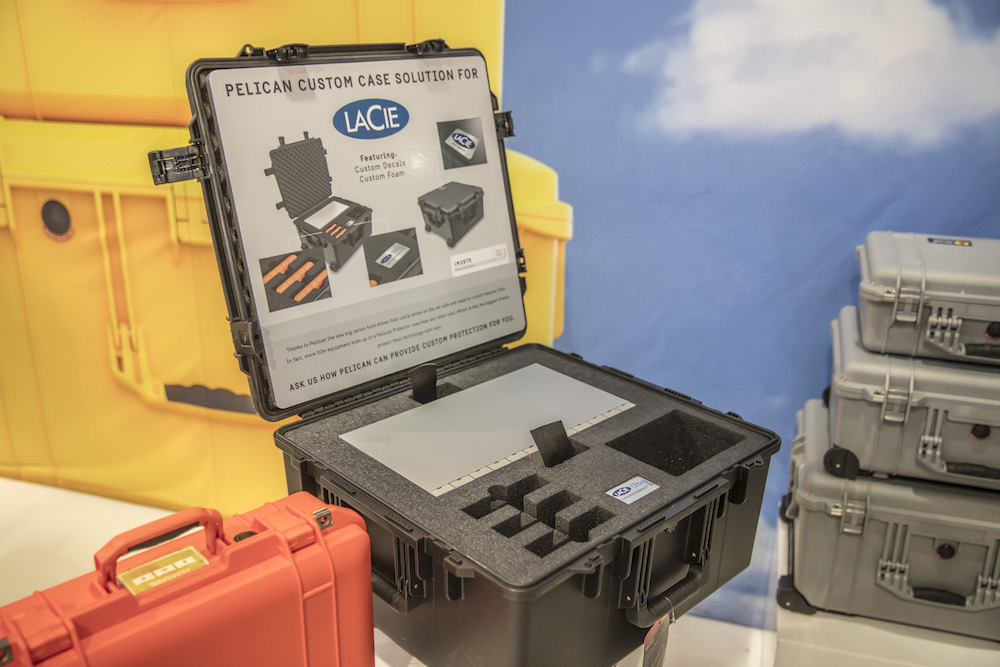 Pelican shows off their custom cases for LaCie drives