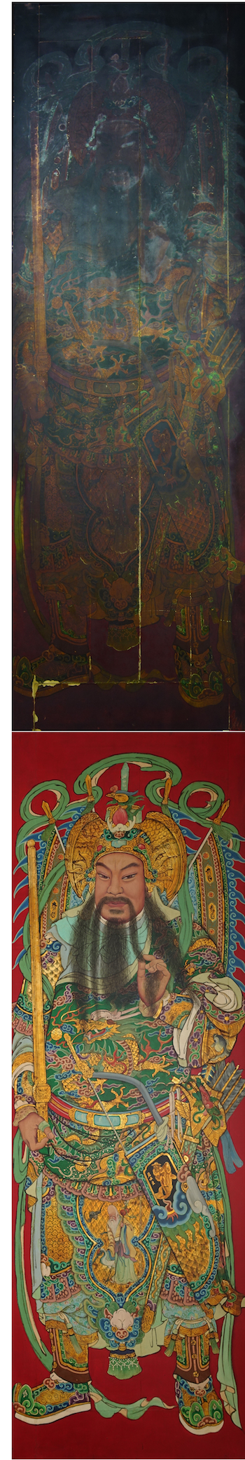 Leo Tsai art restoration before and after