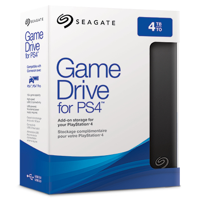Seagate Game Drive for PS4 package
