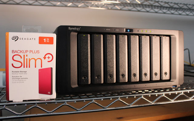 ReadyToPlay stores music files on a Synology NAS with Seagate IronWolf Pro drives then delivers music to clients on Seagate Backup Plus Slim drives