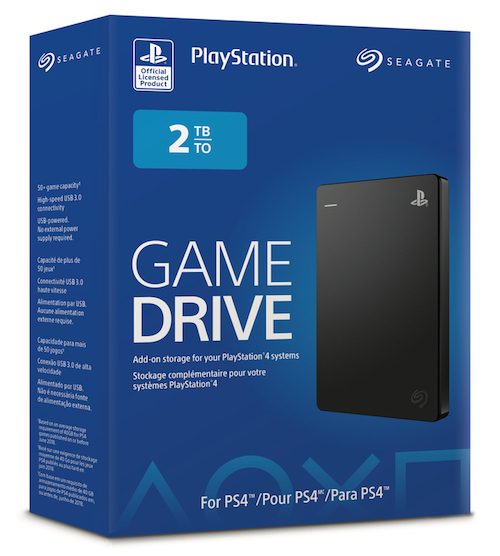 Seagate Game Drive for PlayStation 2TB retail box