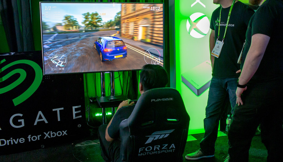 Xbox Forza demo at Seagate Experience Zone CES 2019