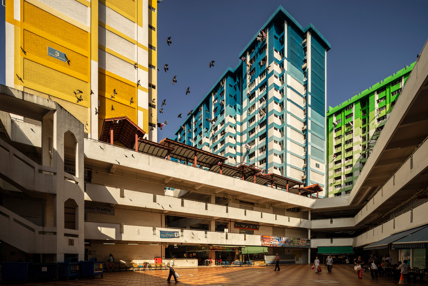 Rochor Centre, Singapore, demolition in progress 2018 © Darren Soh