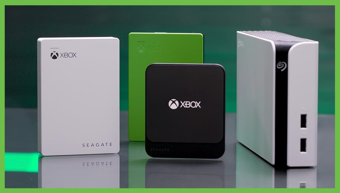 Imagens de Seagate Game Drives para Xbox