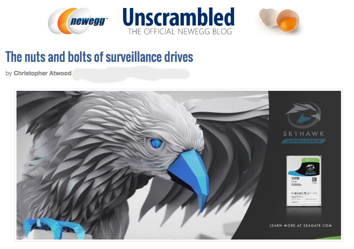 Newegg Has a Great Primer on Surveillance System Storage