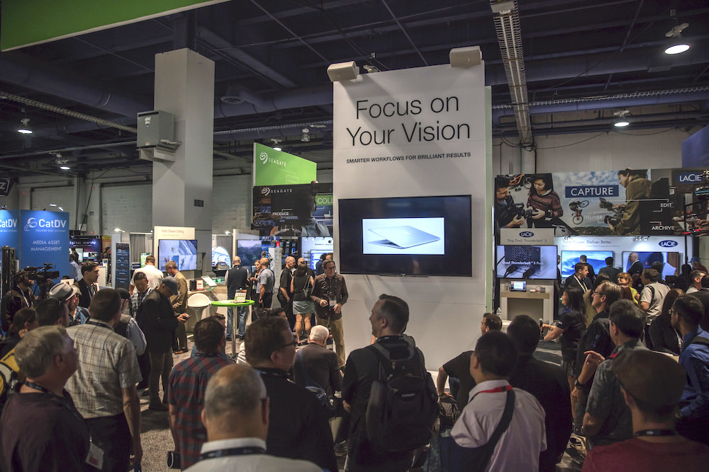 NAB 2017 — Seagate and LaCie booth brought creative experts together to trade ideas about workflow